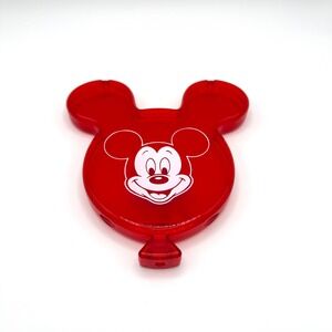 Mickey Mouse Red Balloon Lollipop Saver Case Disney Parks 4 Oz EUC